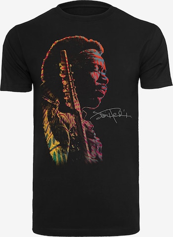 F4NT4STIC Shirt 'Jimi Hendrix' in Black: front