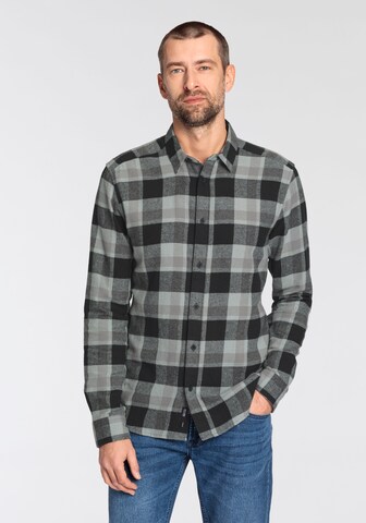 Only & Sons Slim fit Button Up Shirt in Black
