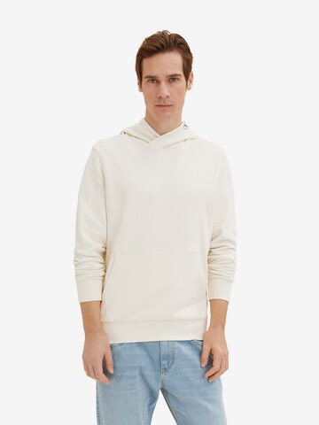 TOM TAILOR Sweatshirt in Beige