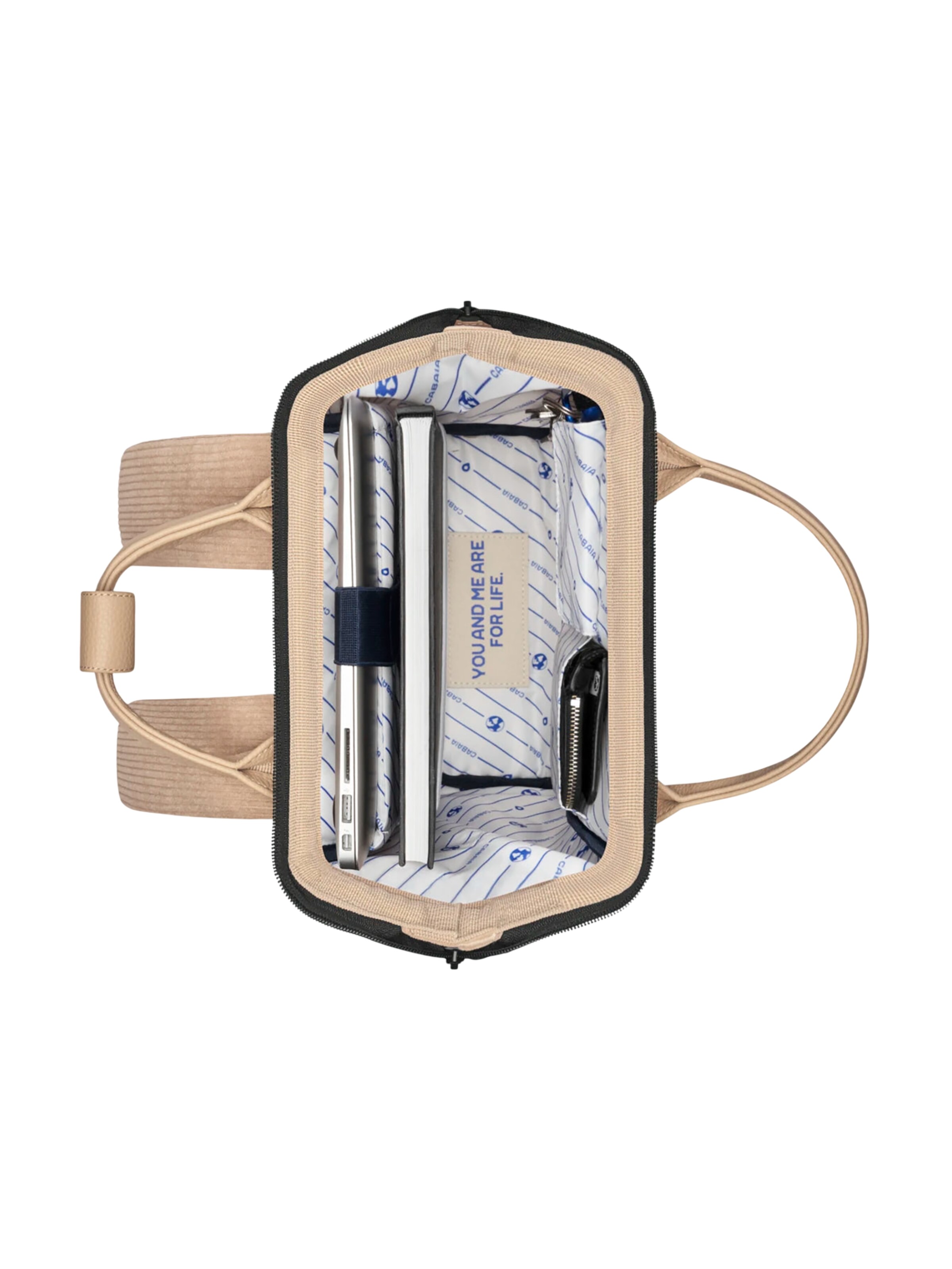 Cabaia Backpack 'Luxor S' in Beige