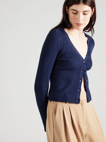 VERO MODA Knit Cardigan 'GLORY' in Blue: front