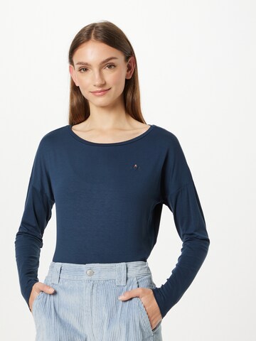 Blutsgeschwister Shirt 'Carry me Home' in Blue: front