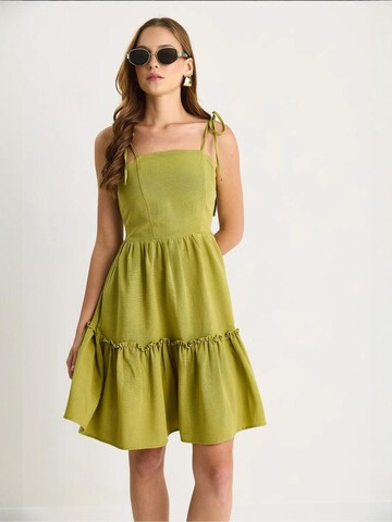 Bianco Lucci Jurk in Groen