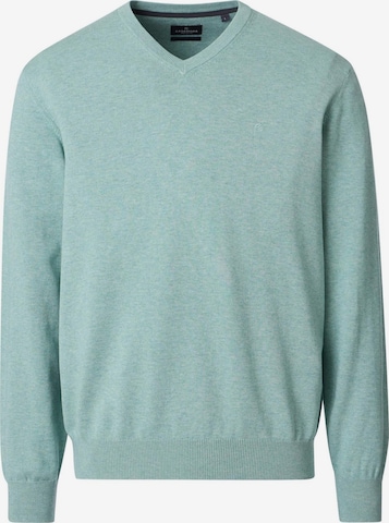 CASAMODA Sweater 'Basic' in Green: front
