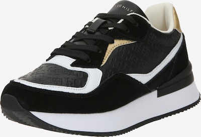 Sneaker low 'LUX' TOMMY HILFIGER pe auriu / negru / alb, Vizualizare produs