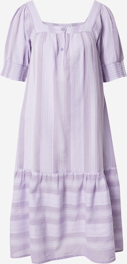 Cecilie Copenhagen Dress 'Makena' in Lilac / White, Item view