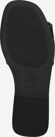 River Island Mule in Black