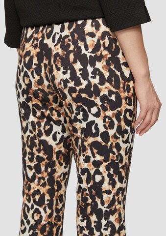 s.Oliver BLACK LABEL Bootcut Broek in Beige