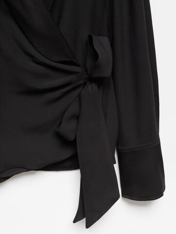 MANGO Blouse 'Rider' in Black