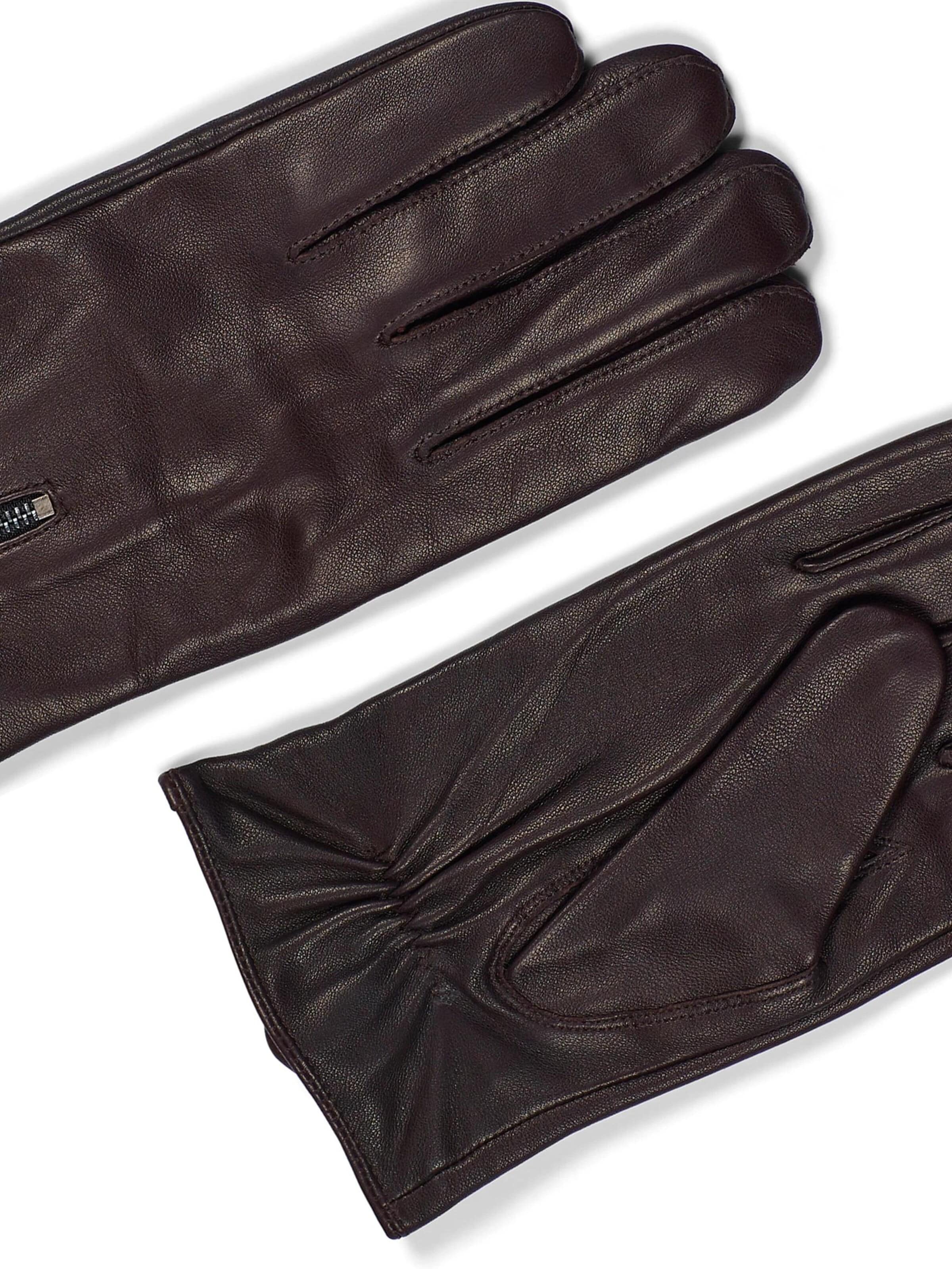 Howard London - Guantes con dedos 'Barney' en marrón