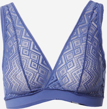 DKNY Intimates Triangel BH in Blau: predná strana