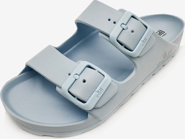 thies Pantolette 'Ecofoam Sandal' in Blau: Vorderseite