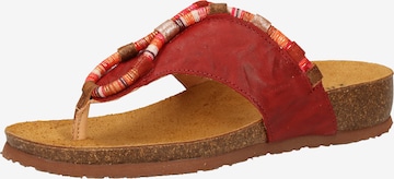 THINK! T-Bar Sandals in Red: front