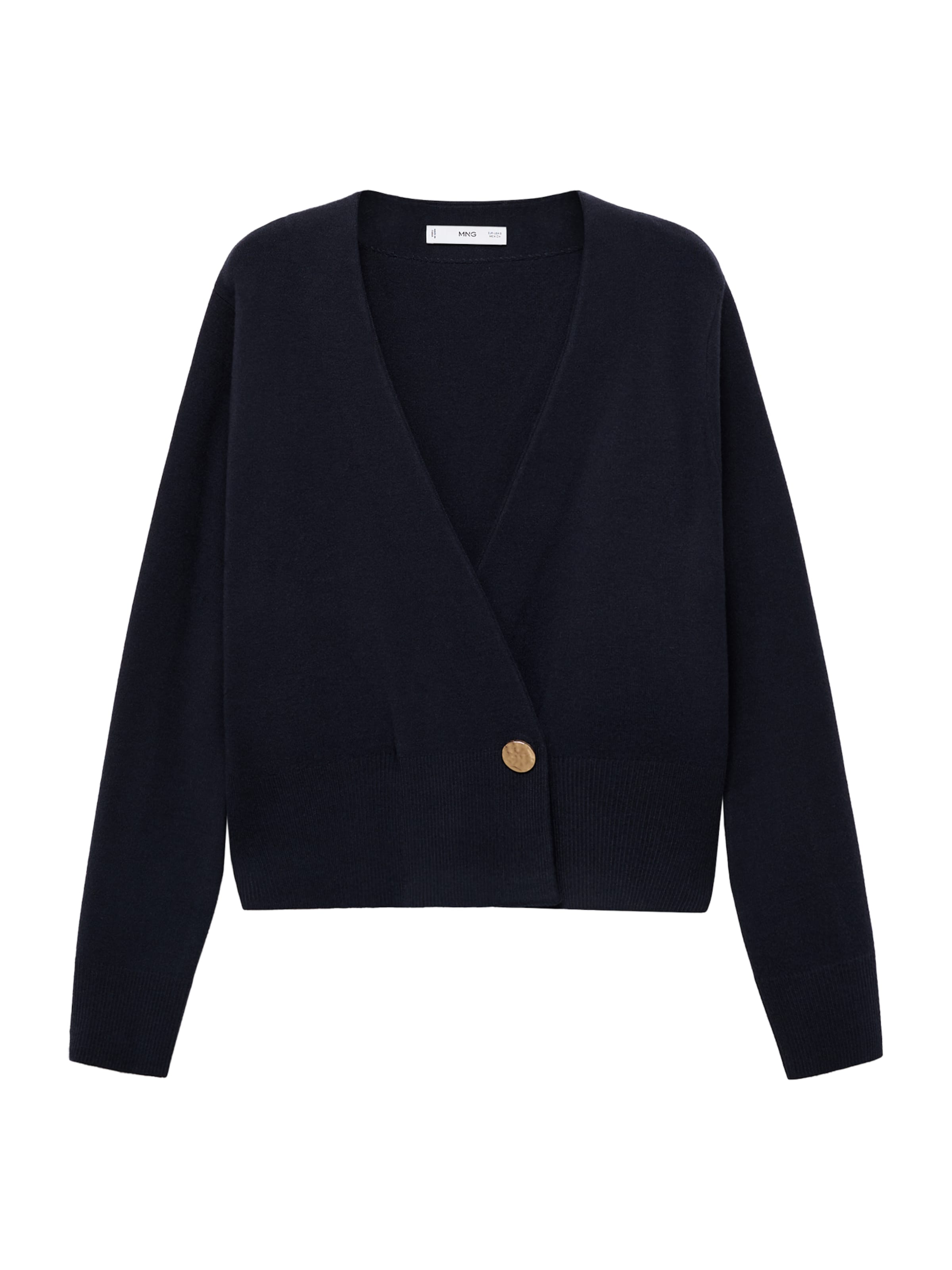 MANGO Gebreid vest 'Anita' in de kleur Navy, Productweergave