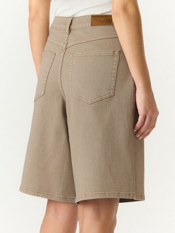 YAS Regular Pants in Beige