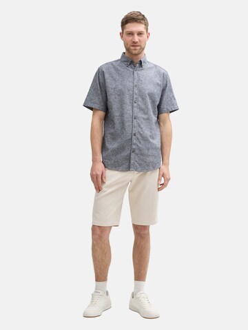 Coupe regular Chemise TOM TAILOR en bleu