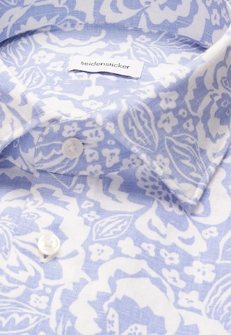 SEIDENSTICKER Regular Fit Businesshemd in Blau