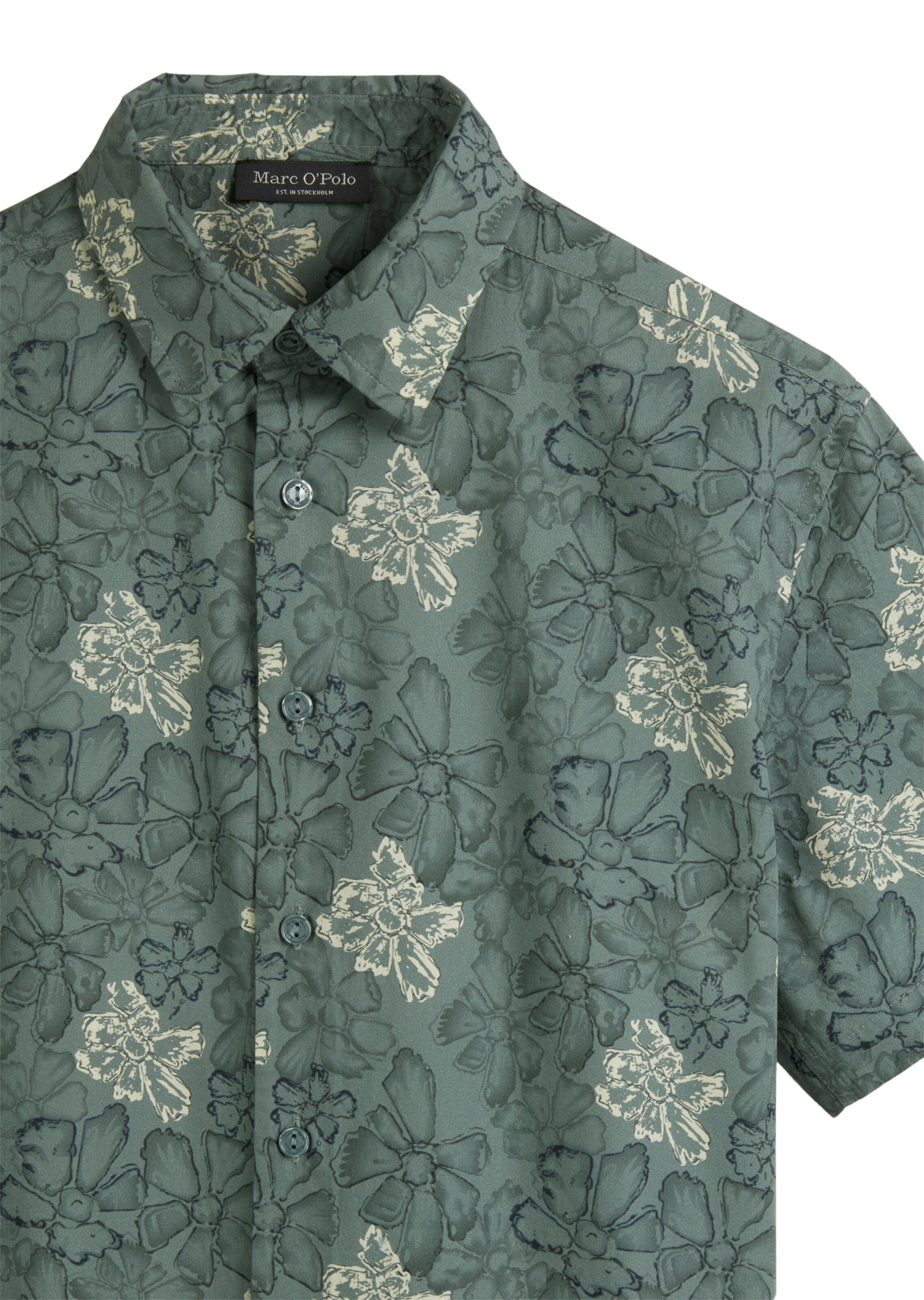 Marc O'Polo Regular Fit Hemd in Grün