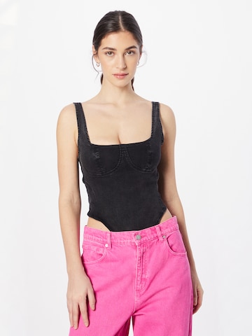 River Island Koszula body w kolorze niebieski: przód