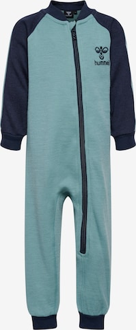 Hummel Strampler/Body in Blau: Vorderseite