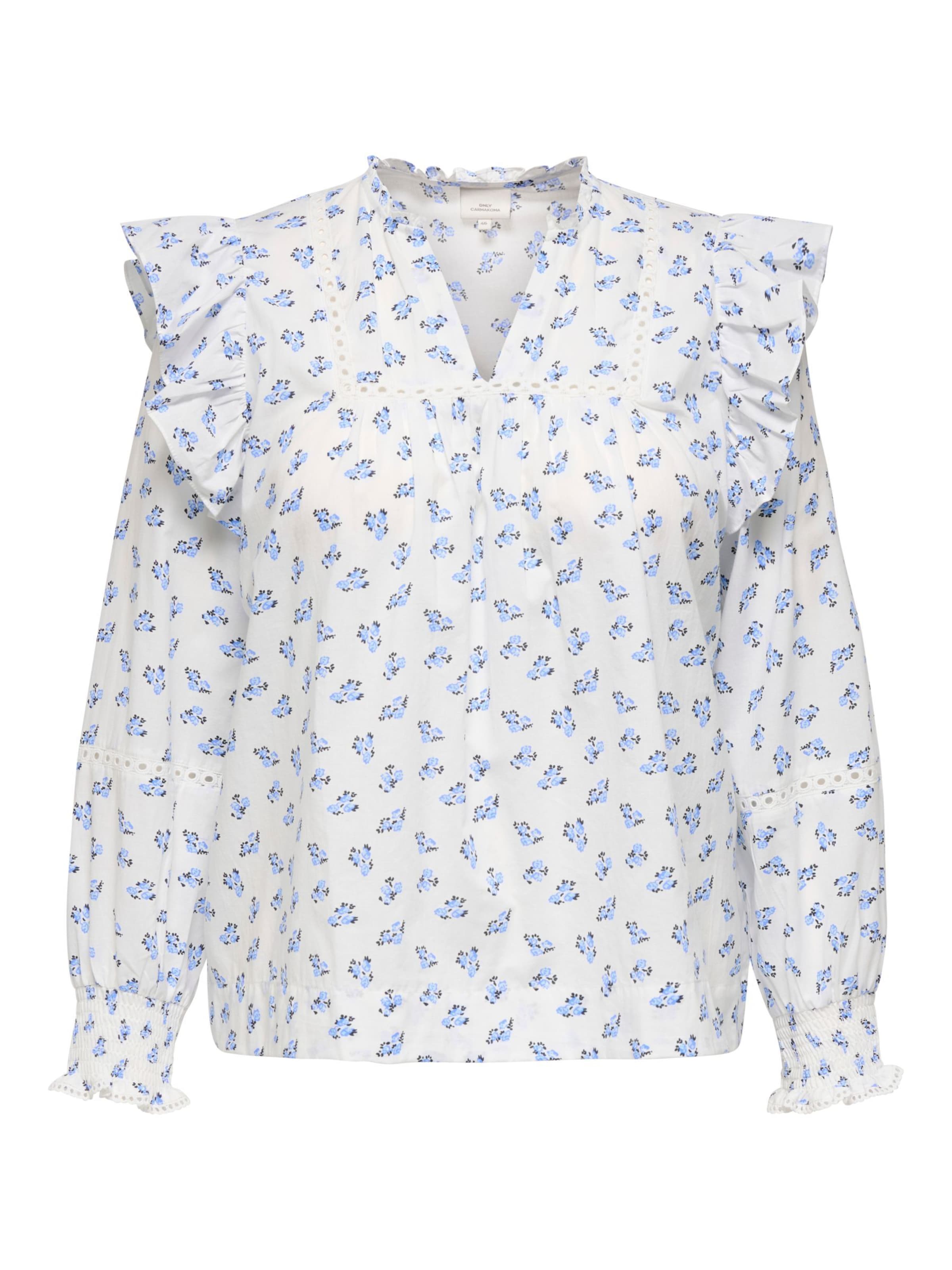 Chemisier 'CARIDRIS' ONLY Carmakoma en blanc : devant