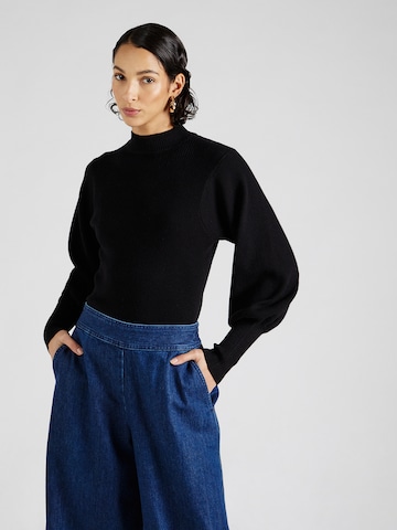 SISTERS POINT - Pullover 'HANI' em preto: frente