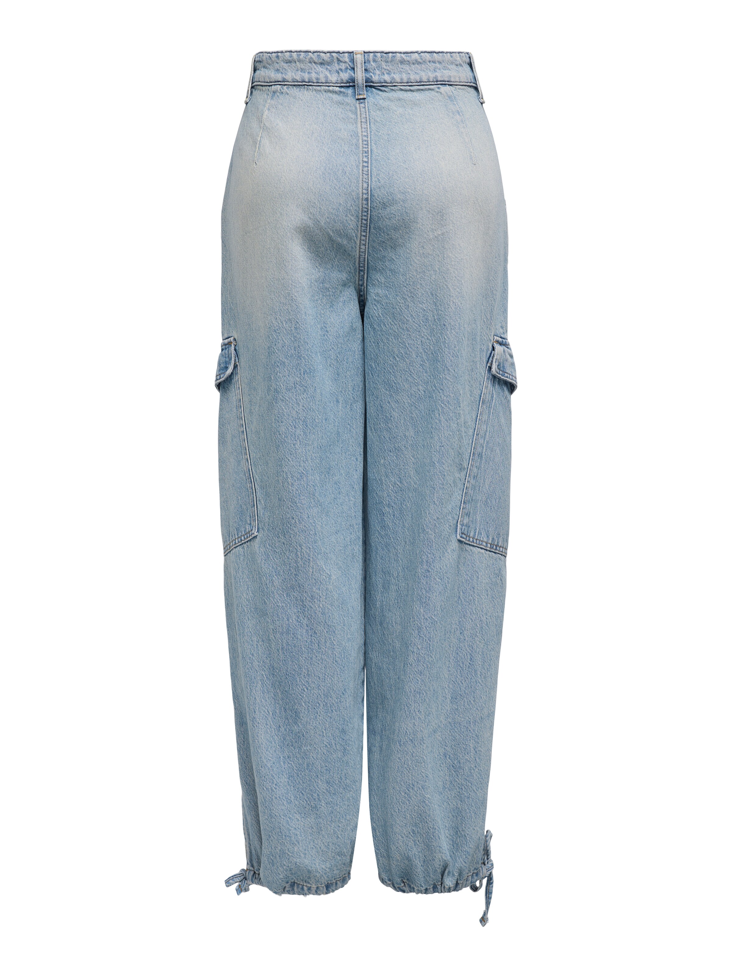 ONLY Tapered Cargojeans 'ONLPERNILLE' i blå