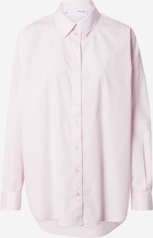 Camicia da donna 'DINA-SANNI' di SELECTED in rosa: frontale
