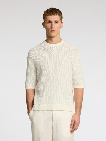 Pull-over 'COLTON' SELECTED HOMME en beige : devant