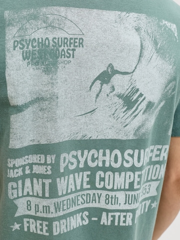 Jack & Jones Premium Majica 'JPRBLUMAXWELL' | zelena barva