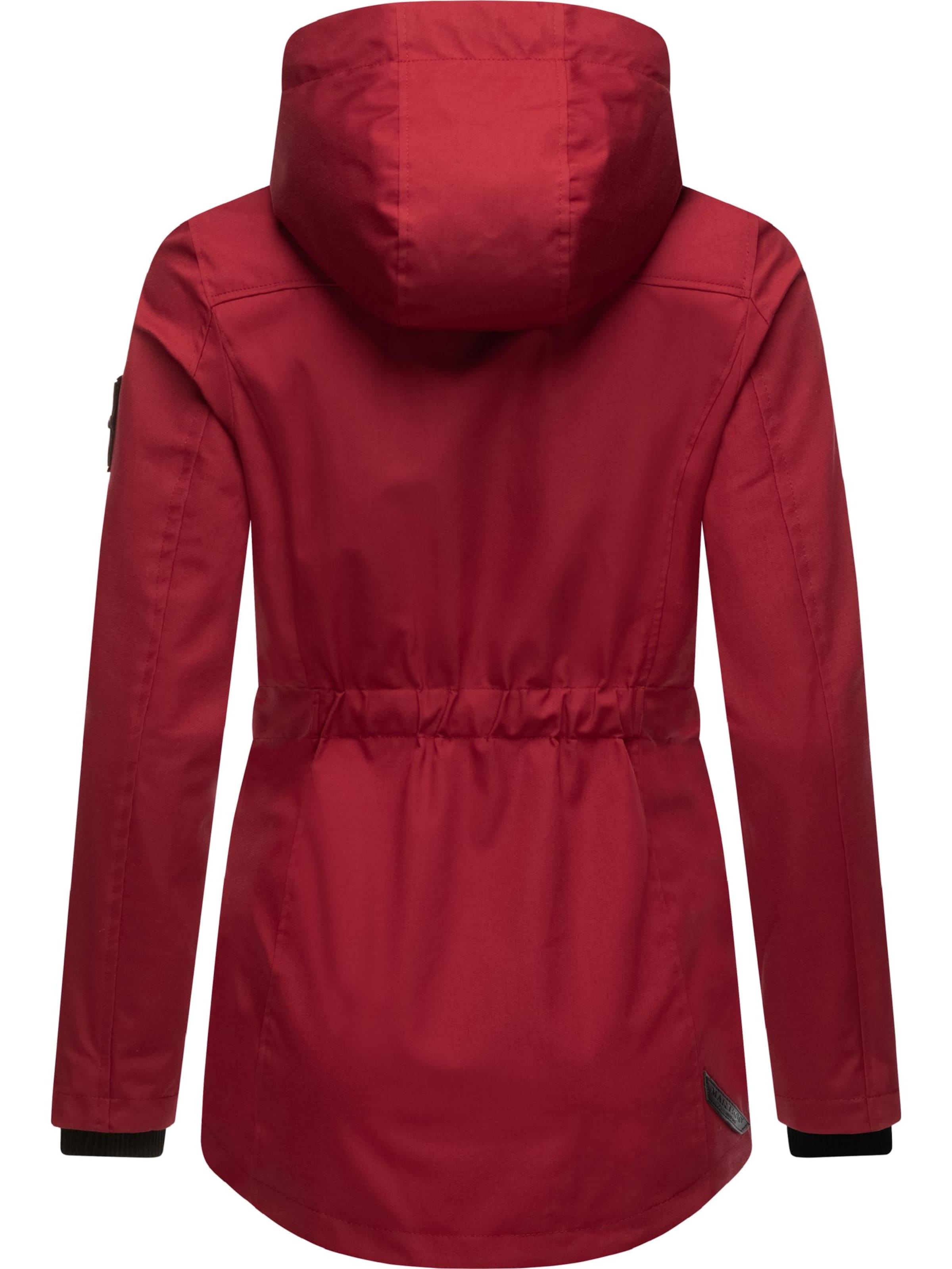 Parka mi-saison 'Babetaa' MARIKOO en rouge