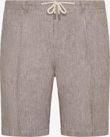 Coupe slim Pantalon chino Boggi Milano en beige : devant