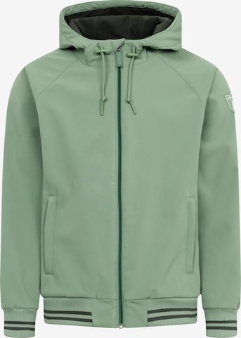 Veste fonctionnelle 'Helgoby' Derbe en vert : devant