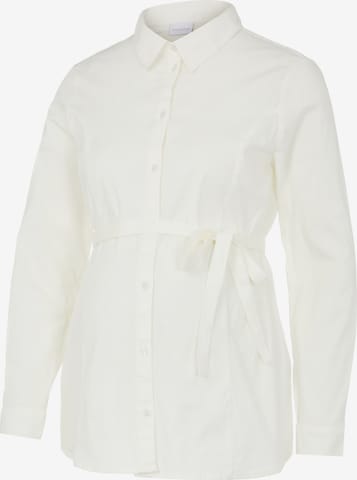 MAMALICIOUS Blouse in White: front