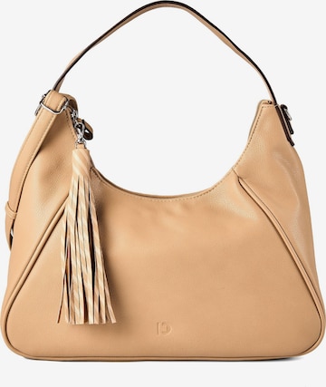 Sac bandoulière 'Abella' TOM TAILOR DENIM en marron : devant
