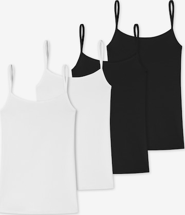 uncover by SCHIESSER Onderhemd ' Uncover ' in Zwart: voorkant