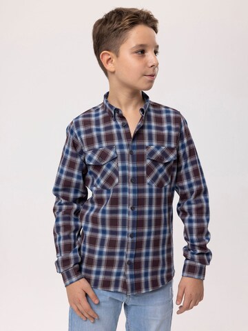 By Diess Collection - Ajuste regular Camisa en azul: frente