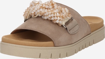 GABOR Pantolette in Grau: Vorderseite