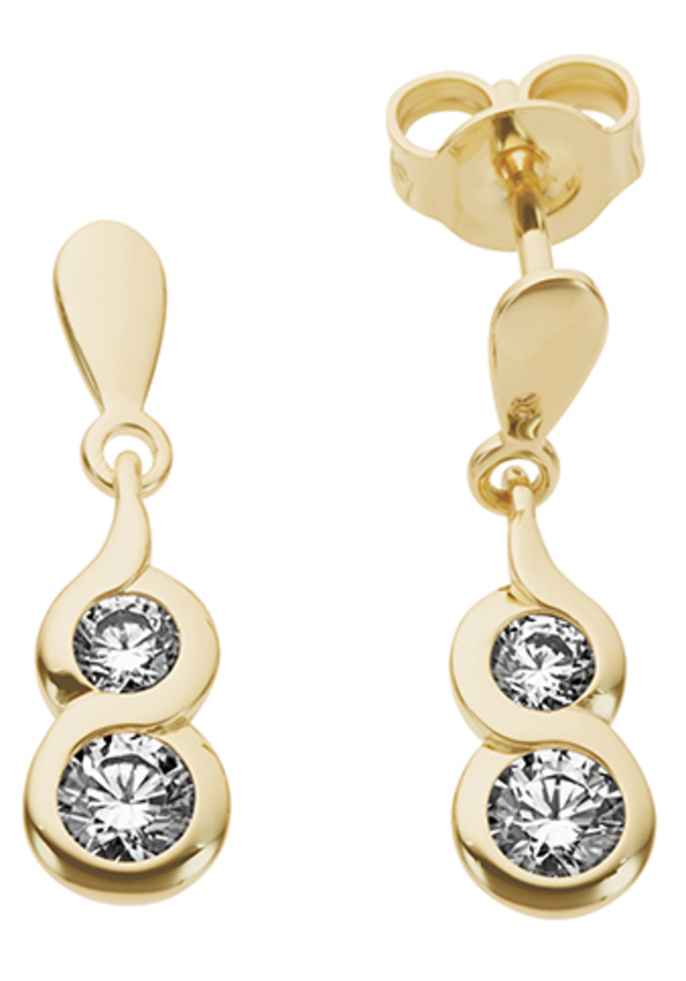 FIRETTI Ohrringe in Gold: Vorderseite