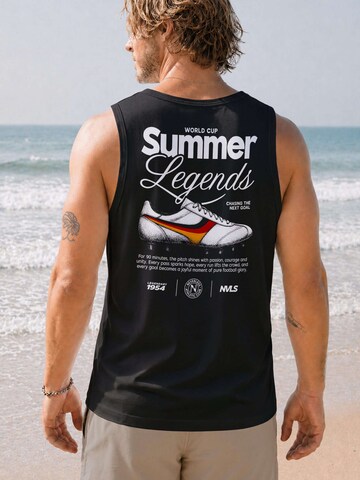 Neverless Shirt 'Soccer Summer Legends' in Black