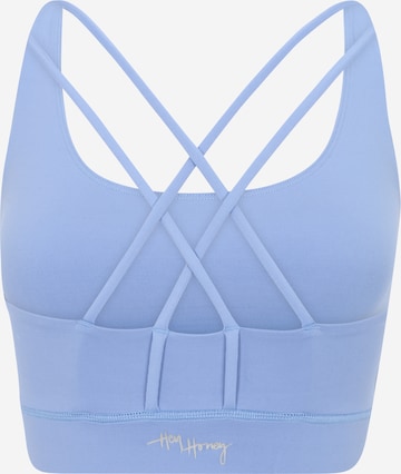 Hey Honey Bustier Sport-BH in Blau