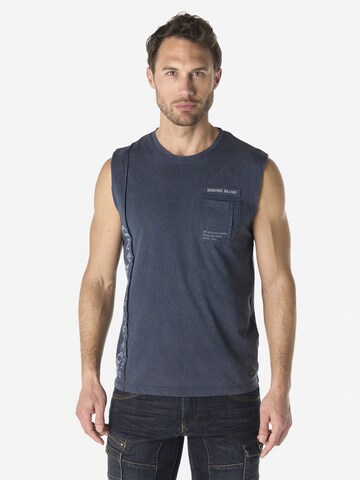 KOROSHI T-shirt i blå