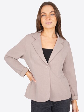 Seasons of April Blazer 'Ruby' in Purple: front