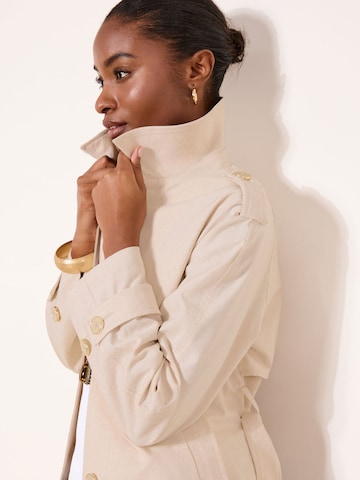 Lipsy Between-Seasons Coat in Beige