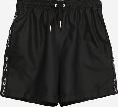 Pantaloncini da bagno Calvin Klein Swimwear di colore nero / bianco, Visualizzazione prodotti
