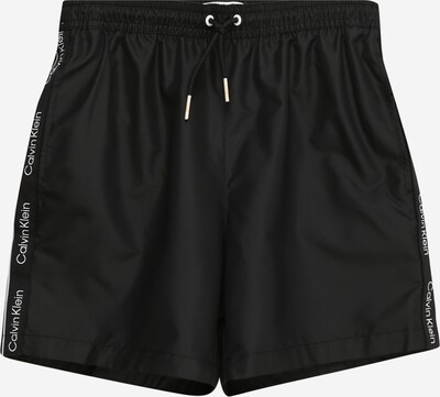 Calvin Klein Swimwear Badeshorts in schwarz / weiß, Produktansicht