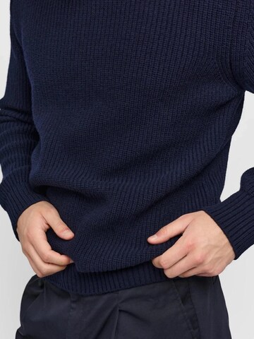 SANVT Pullover 'The Heavy Merino Sweater'‌‌ in Blau