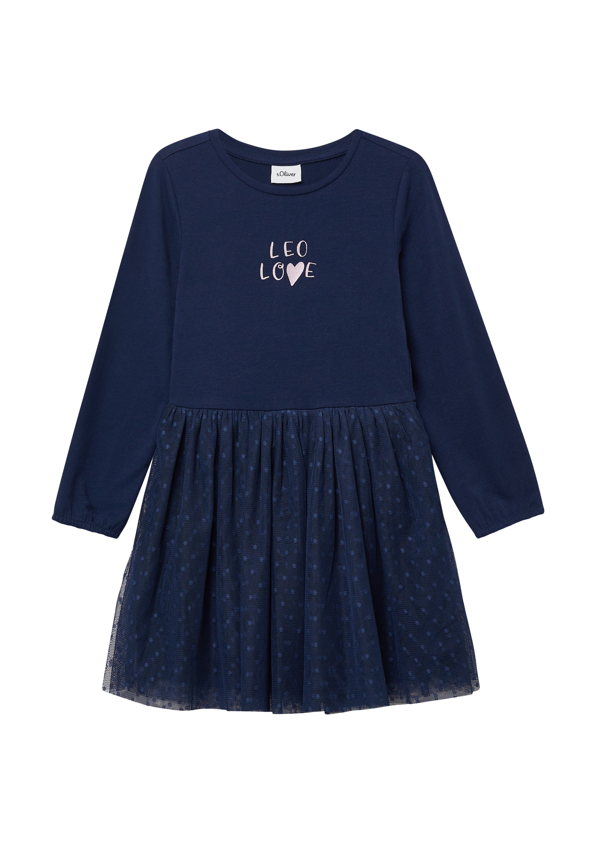 s.Oliver Jurk in Blauw: voorkant