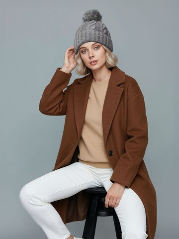 Neverless Mütze 'Caren' in Grau