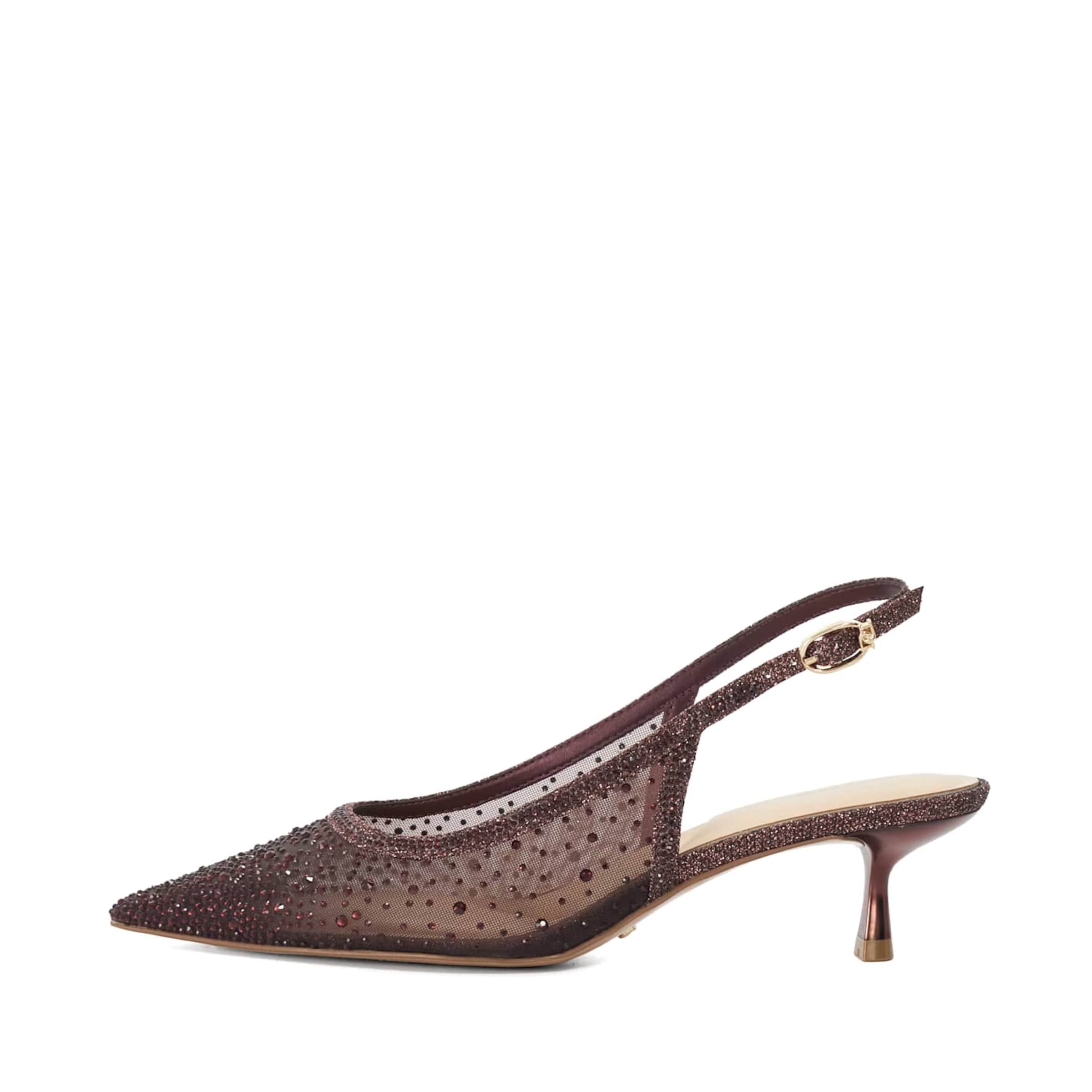 Escarpins à bride arrière 'Cirelle' Dune LONDON en rouge
